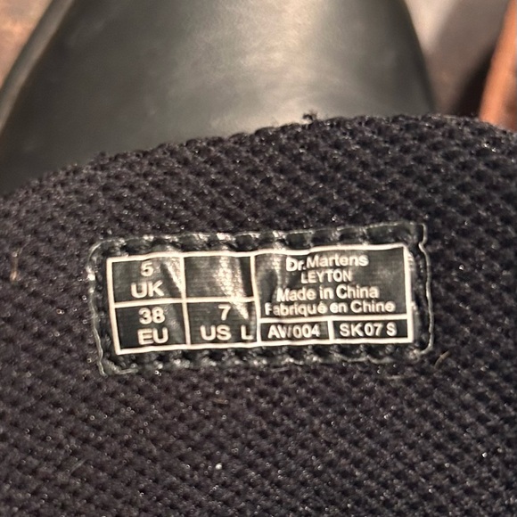 Dr. Martens Black Leather Boots - Picture 4 of 4